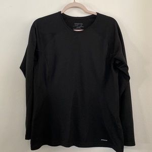 Patagonia Capilene Midweight 3 Black Longsleeve Too Size L